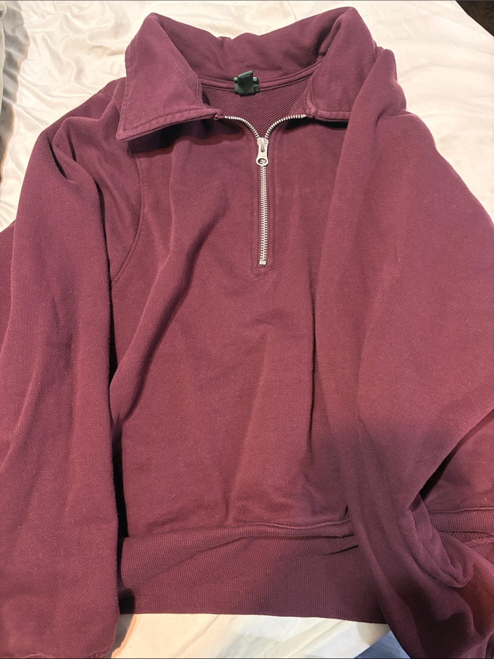 wild fable Women's Half-Zip Pullover - Plum